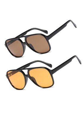 Xpectrum Trendy Retro Sunglasses for Men Women 70s Vintage Aviator Sun Glasses